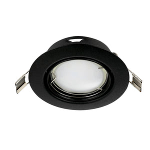 Eglo EU PENETO Recessed Ceiling Light – Black Steel, Triple GU10 LED, High Output Warm White Downlight