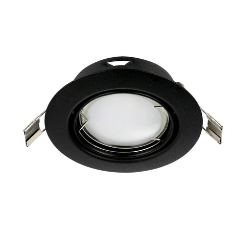 Eglo EU PENETO Recessed Ceiling Light – Black Steel, Triple GU10 LED, High Output Warm White Downlight