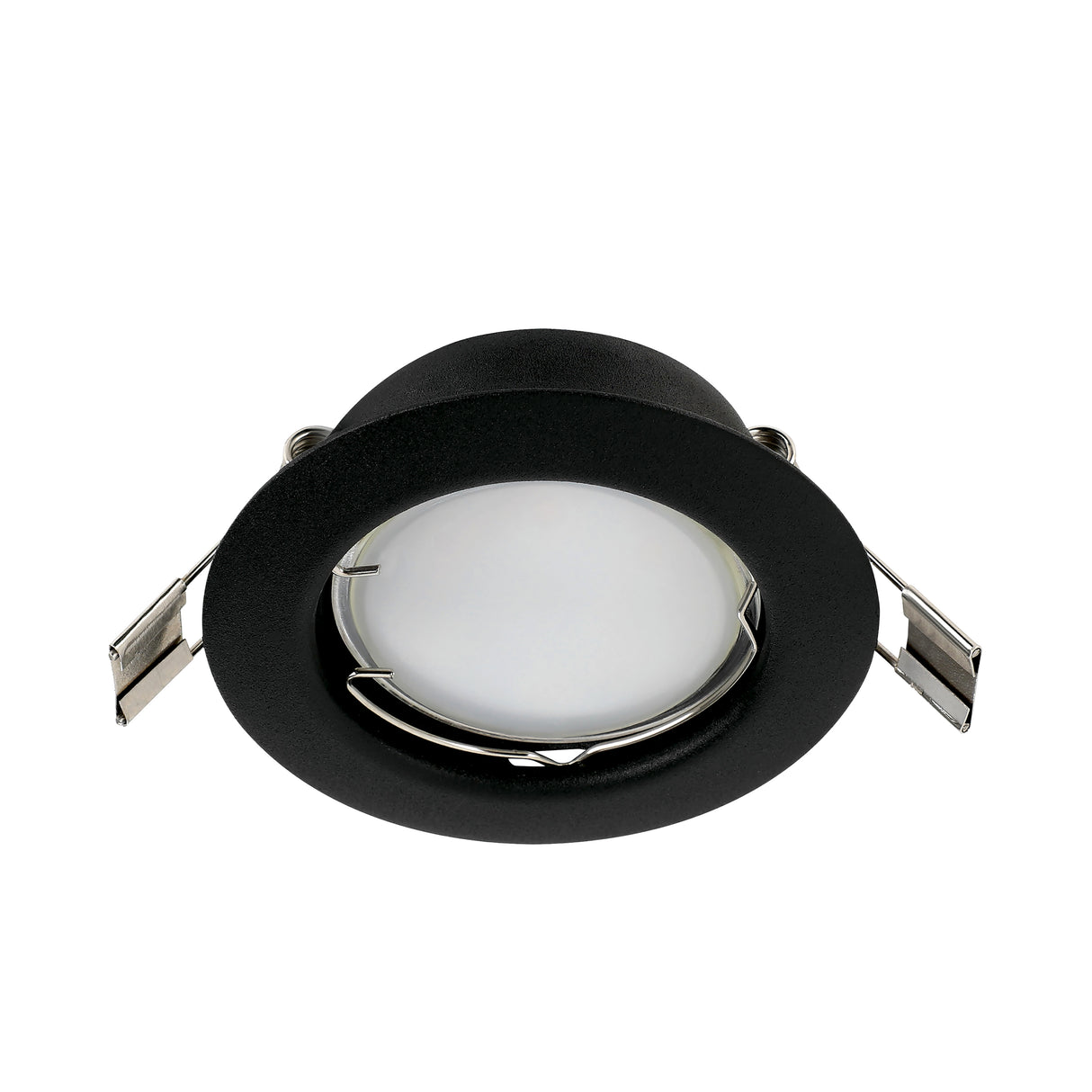 Eglo EU PENETO Recessed Ceiling Light – Black Steel, Triple GU10 LED, Warm White, Indoor Downlight