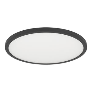 Eglo EU Sarsina-Z Black/White Aluminium & Plastic LED Ceiling Light, 45cm