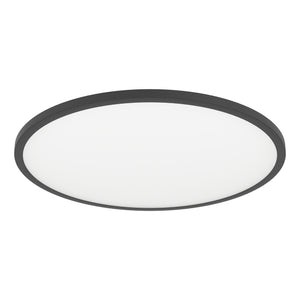 Eglo EU Sarsina-Z Black/White Aluminium & Plastic LED Ceiling Light, 60cm