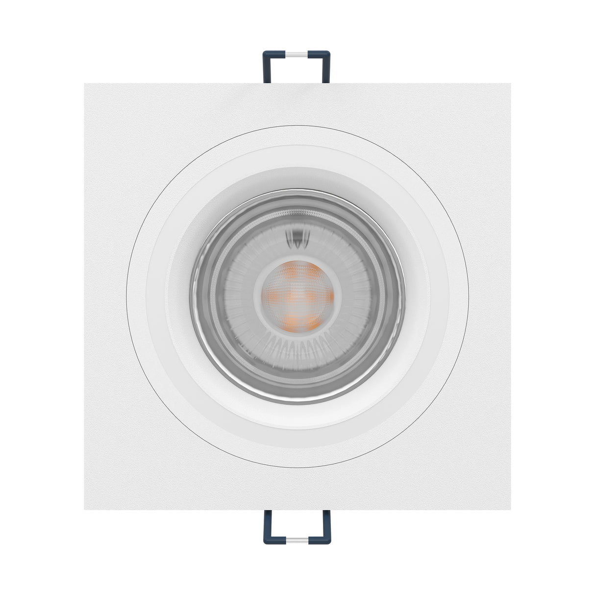 Eglo EU Carosso-Z Smart Control LED Square White Aluminium Recessed Light, 8cm Cutout