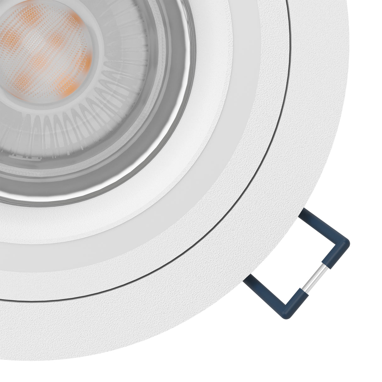 Eglo EU Carosso-Z Smart Control LED Round White Aluminium Recessed Light, 8cm Cutout