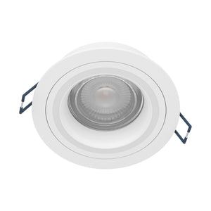 Eglo EU Carosso-Z Smart Control LED Round White Aluminium Recessed Light, 8cm Cutout