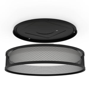 Eglo EU Luppineria Black Steel LED Contemporary Ceiling Light