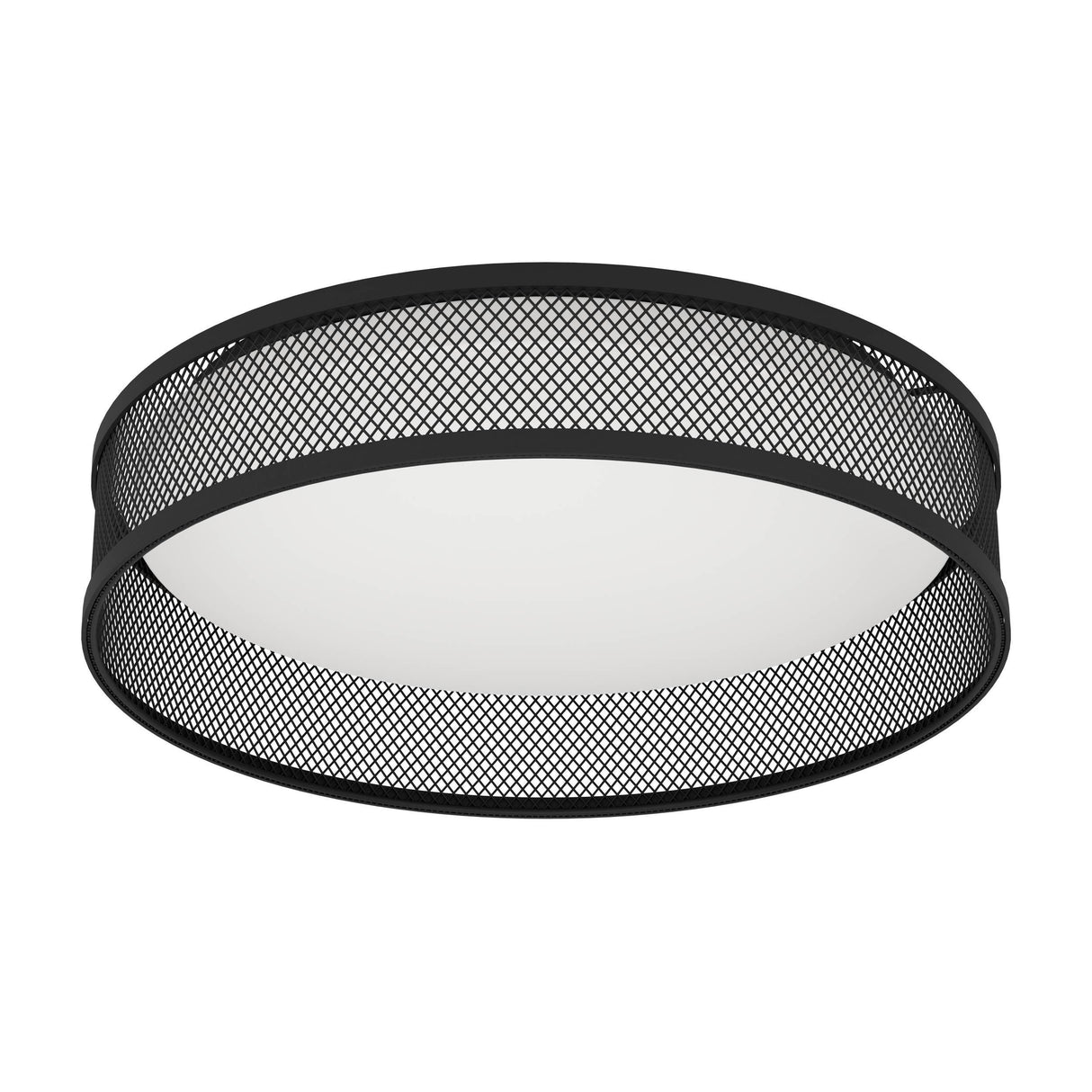 Eglo EU Luppineria Black Steel LED Contemporary Ceiling Light