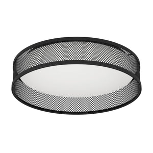 Eglo EU Luppineria Black Steel LED Contemporary Ceiling Light