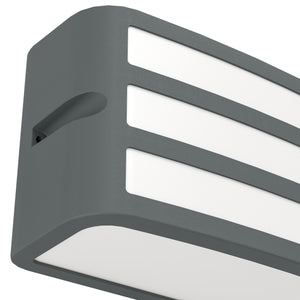 Eglo EU CAMARDA Outdoor Wall Light – Anthracite Aluminium, E27, Modern Exterior Lighting