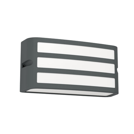 Eglo EU CAMARDA Outdoor Wall Light – Anthracite Aluminium, E27, Modern Exterior Lighting