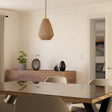 Eglo EU Caprarola Two Toned Satin Glass Single Pendant Light