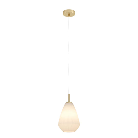 Eglo EU Caprarola Two Toned Satin Glass Single Pendant Light