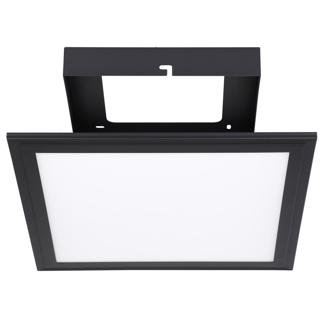 Eglo EU Salobrena 1 Modern Black LED Ceiling Light, 30cm