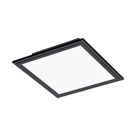Eglo EU Salobrena 1 Modern Black LED Ceiling Light, 30cm