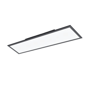 Eglo EU Salobrena 1 Modern Black LED Ceiling Light, 120cm