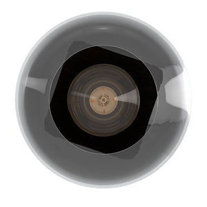 Eglo EU FILAGO Ceiling Light – Wood & Steel with Smoked Glass Shade, E27, Indoor Lighting