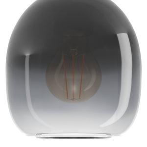 Eglo EU FILAGO Wall Light – Wood & Steel with Smoked Glass Shade, E27, Indoor Lighting