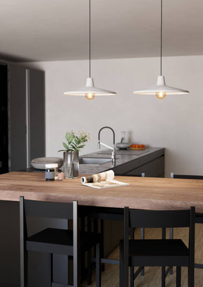 Eglo EU Miniere Steel Grey Minimalist 2-Light Pendant