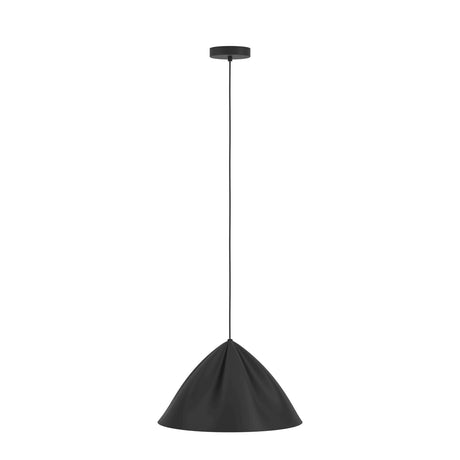 Eglo EU Podere Black Steel Modern Single Pendant