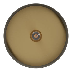 Eglo EU DUAIA Ceiling Light – Umbra Grey & Wood Design with Brushed Brass Detail, E27, Indoor Lighting