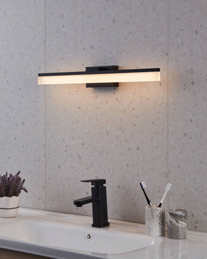 Eglo EU PALMITAL LED Bathroom Wall Light – 595mm Black, Warm White, IP44