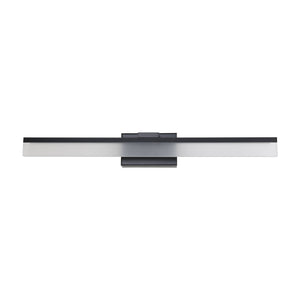 Eglo EU PALMITAL LED Bathroom Wall Light – 595mm Black, Warm White, IP44
