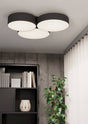Eglo EU BARBANO?Z Smart LED Ceiling Light – Black Fabric Shade, RGB + Tuneable White, App & Remote Control