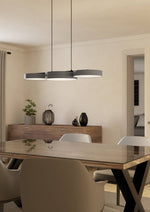 Eglo EU Barbano-Z Steel Grey & White Modern Smart Control Pendant
