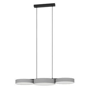 Eglo EU Barbano-Z Steel Grey & White Modern Smart Control Pendant