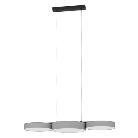 Eglo EU Barbano-Z Steel Grey & White Modern Smart Control Pendant