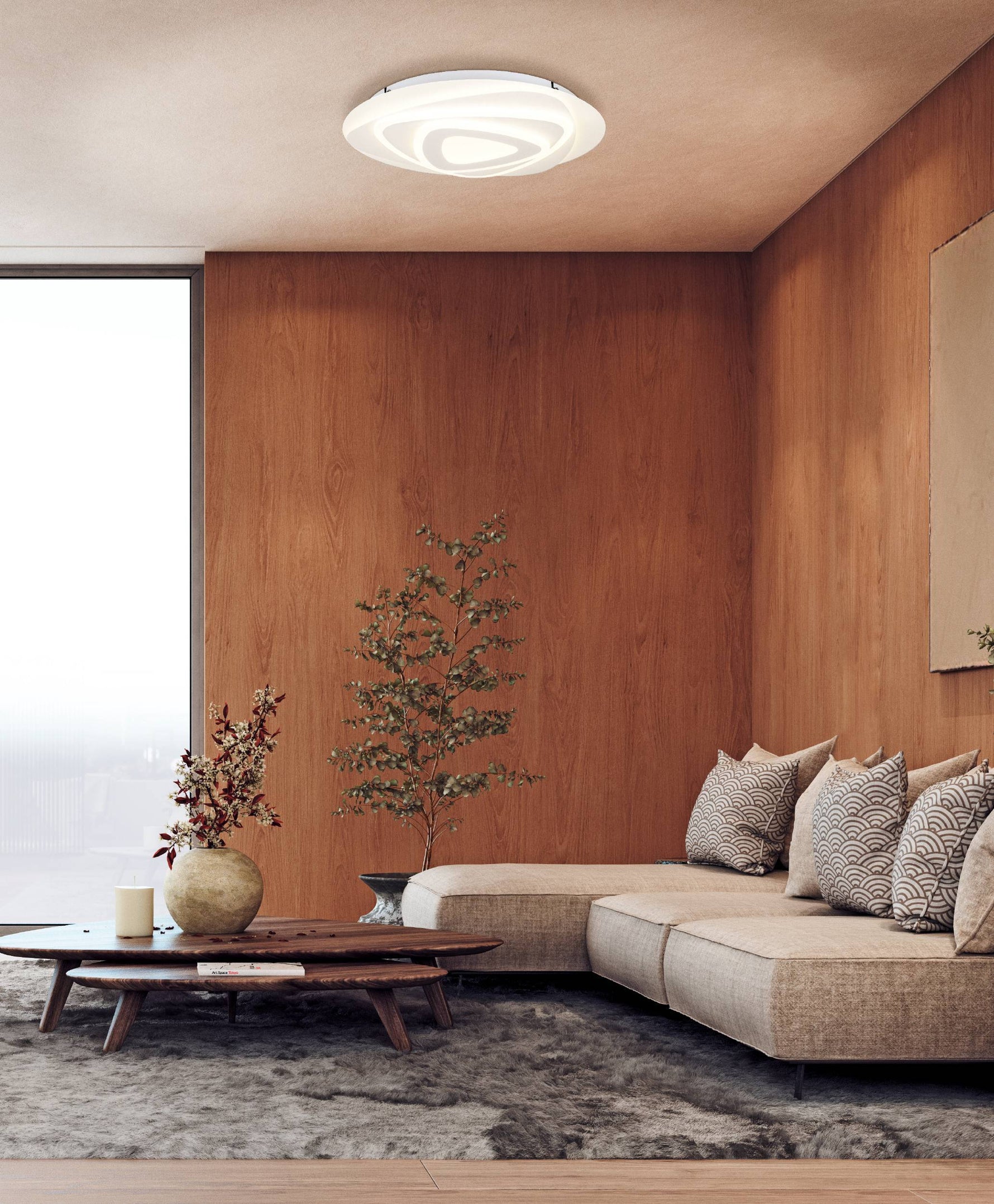 Eglo EU Tocina Black & Brushed Brass LED Modern Floor Lamp