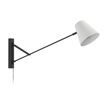 Eglo EU Forcadet Steel Black & Grey Modern Minamilist Wall Light