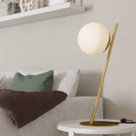 Eglo EU Rondo 4 Art Deco Brass/Glass Table Lamp