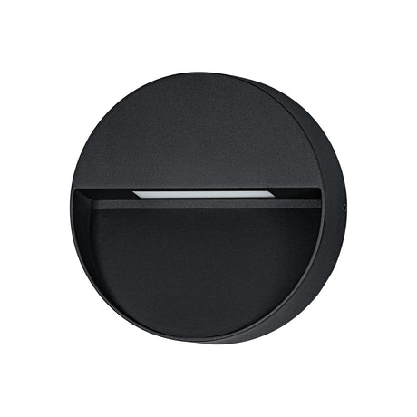 Eglo EU MARUGGIO Outdoor LED Wall Light – Black Aluminium, 4?Step CCT, IP65 Exterior Lighting