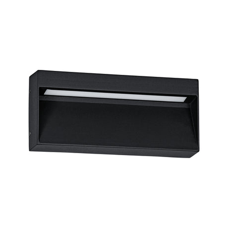 Eglo EU MARUGGIO Outdoor LED Wall Light – Black Aluminium, Adjustable Colour Temperature, IP65 Exterior Lighting