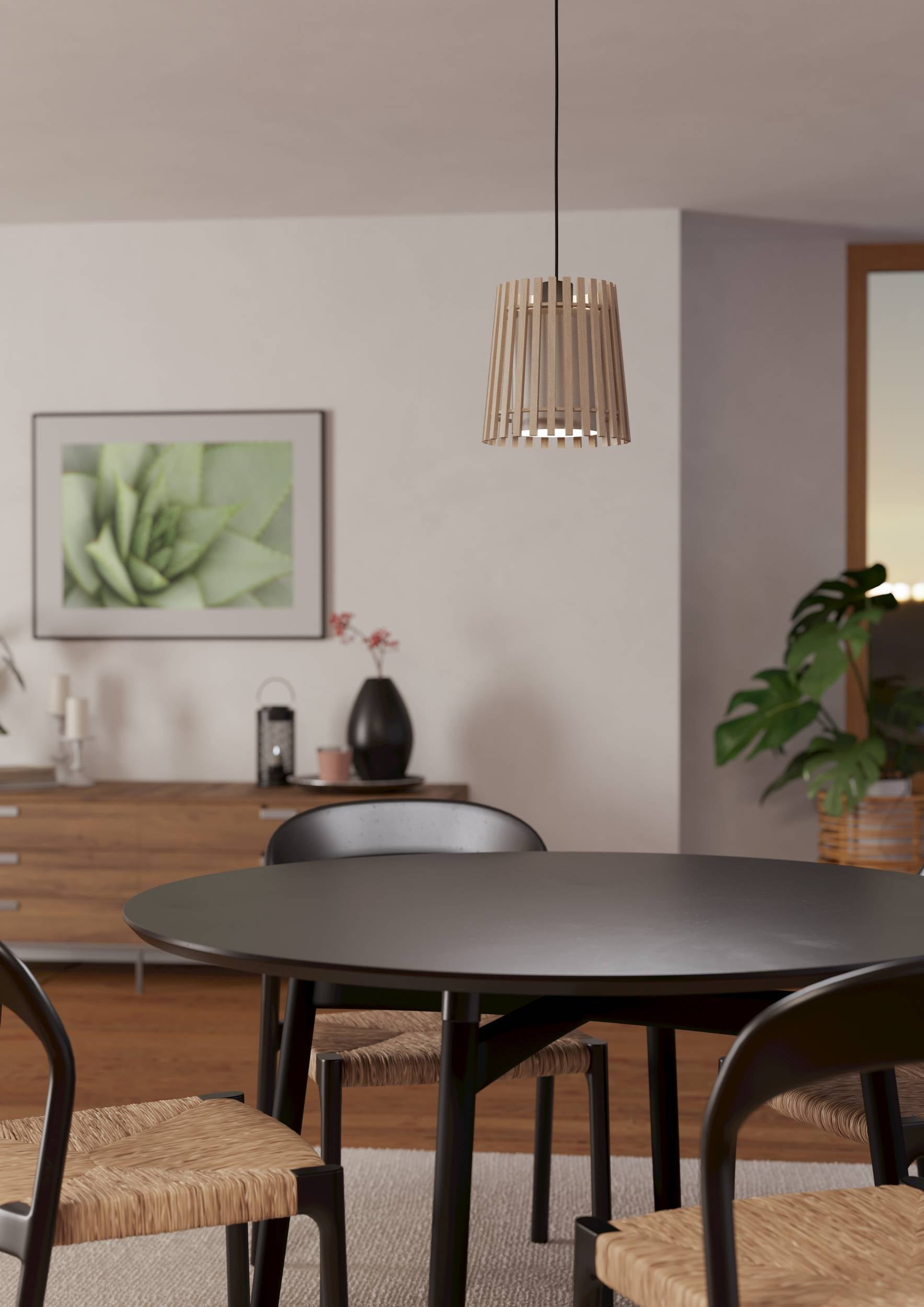 Eglo EU Tocina Black & Brushed Brass LED Modern Wall Light