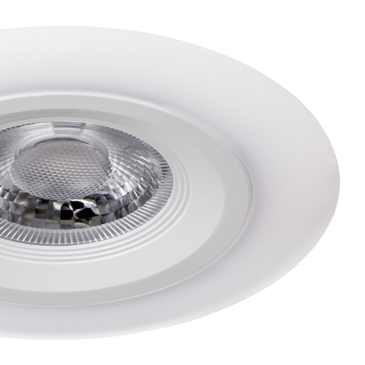Eglo EU Calonge LED White Round Recessed Light, 10cm, 3000K