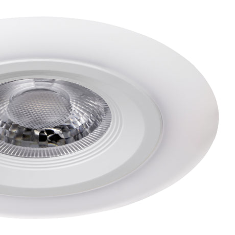 Eglo EU Calonge LED White Round Recessed Light, 10cm, 3000K