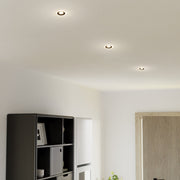 Eglo EU Calonge LED Black/White Round Recessed Light, 10cm, 3000K