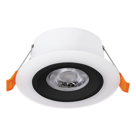 Eglo EU Calonge LED Black/White Round Recessed Light, 10cm, 3000K