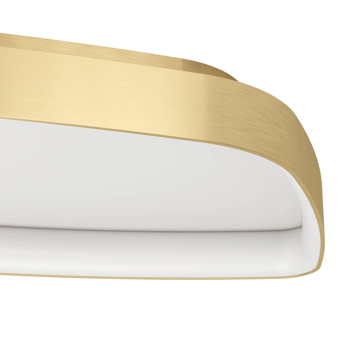 Eglo EU VALLEROSA LED Ceiling Light – 580mm Brushed Brass, Warm White, Dimmable