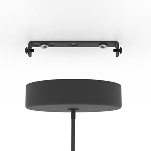 Eglo EU ALMUDAINA LED Pendant Light – Black Steel, Warm White, Minimalist Indoor Lighting