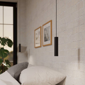 Eglo EU ALMUDAINA LED Pendant Light – Black Steel, Warm White, Minimalist Indoor Lighting