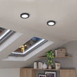 Eglo EU FUEVA FLEX Recessed LED Light – Black, Adjustable Cut?Out, Warm White, Slim Indoor Ceiling Downlight