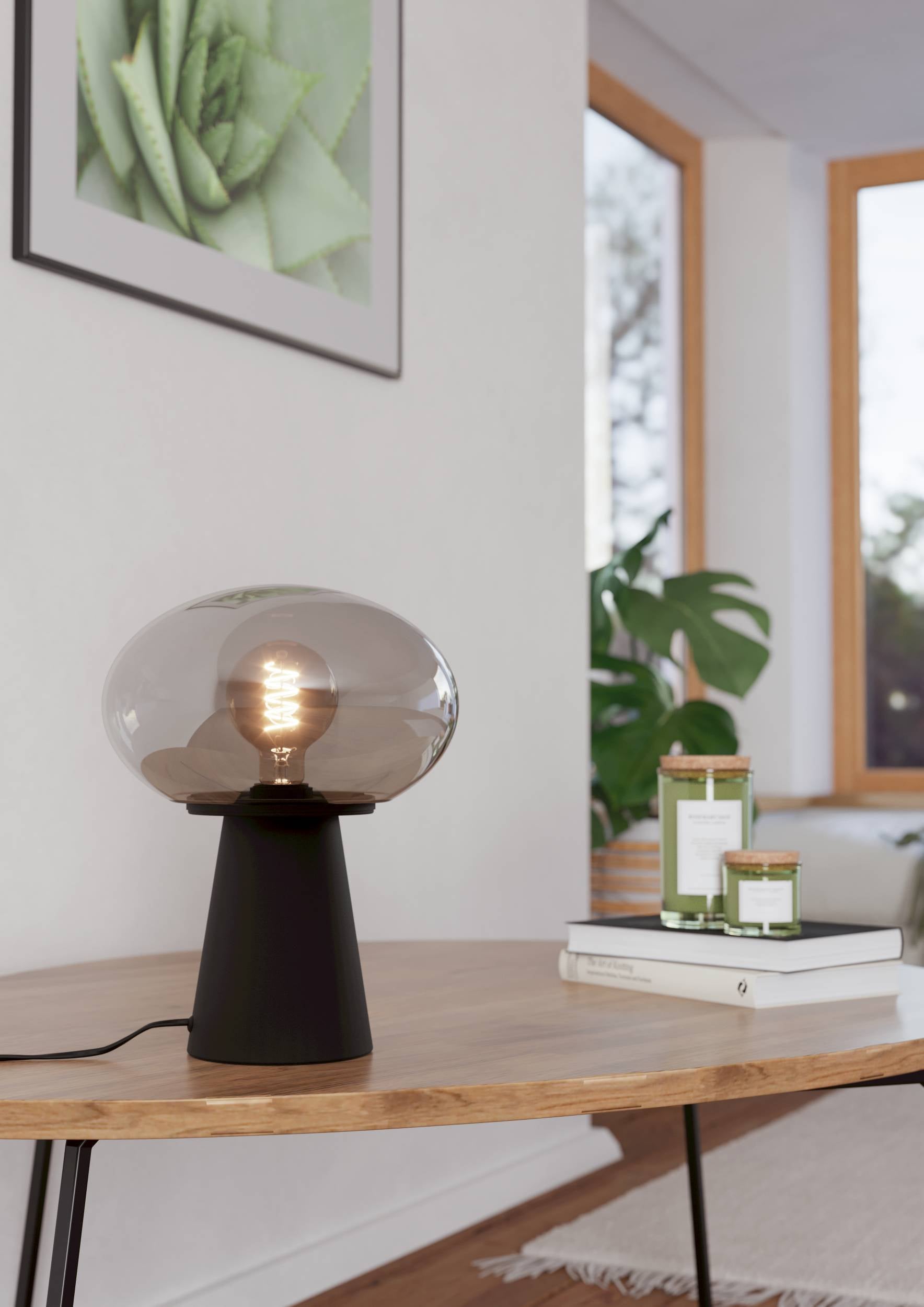Eglo EU Caminia Sandy Steel Monochrome Single Pendant
