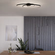 Eglo EU Gianella Aluminium & Steel Black LED Ceiling Light