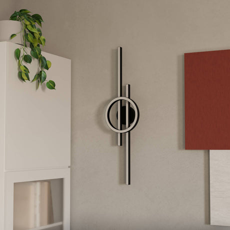 Eglo EU Amandolo LED Contemporary Black Steel Flush Ceiling Light