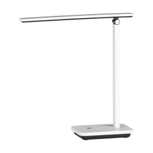 Eglo EU Iniesta White & Black Plastic LED Touch Dimmer Table Lamp
