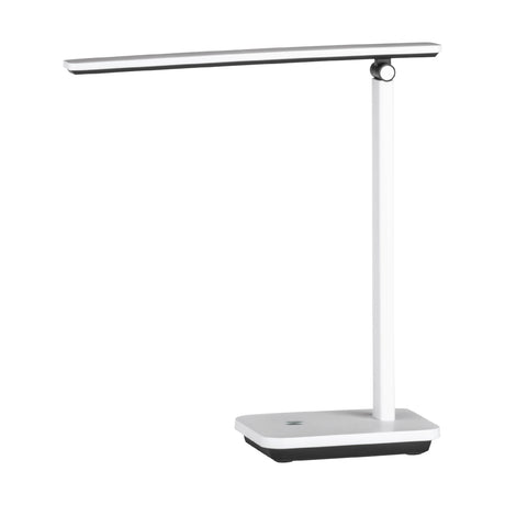 Eglo EU Iniesta White & Black Plastic LED Touch Dimmer Table Lamp