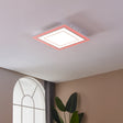 Eglo EU ALBARCA Smart LED Ceiling Light – 588mm White, RGB + Tuneable White, Remote Control