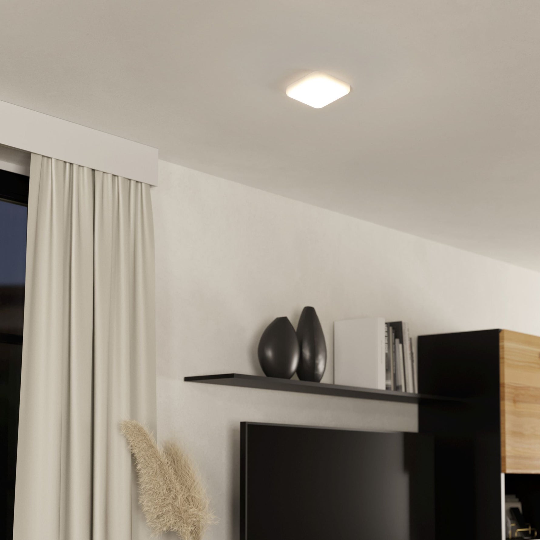 Eglo EU Fueva 6-Z Smart Control RGB IP44 Plastic Round Recessed Light, 8.8cm Satin Nickel, Pack of 3 product image - Endon Lighting from First Light Direct with great prices and fast UK delivery